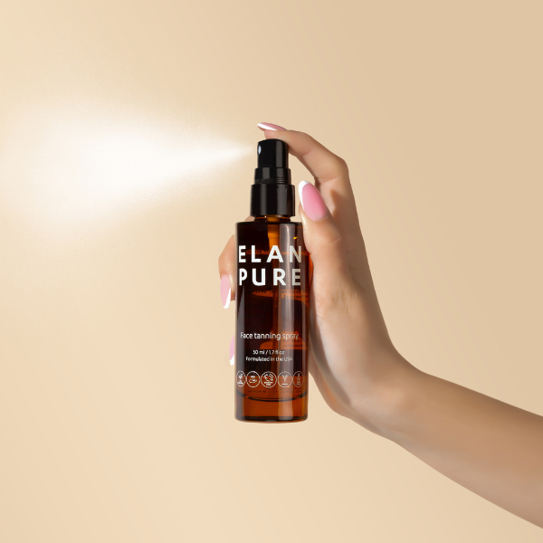 Face Tanning Mist Set (Tanning Brush included)