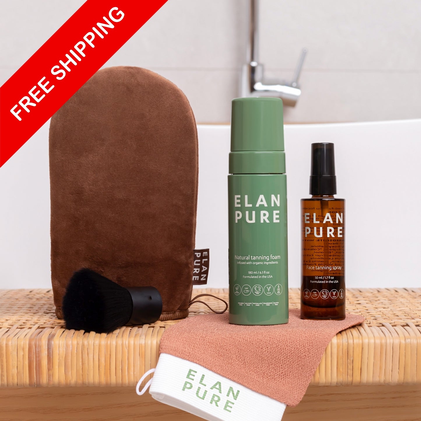 Full Glow Set (Tanning Brush Included)