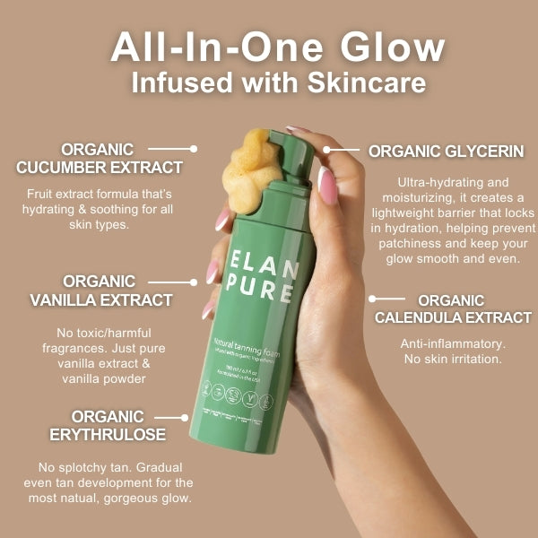 Starter Tanning Bundle: Non-Toxic Self-Tan and Mitt