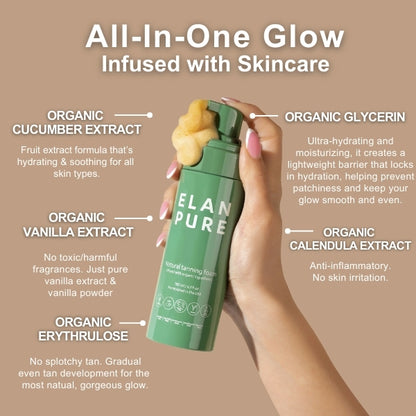 Starter Tanning Bundle: Non-Toxic Self-Tan and Mitt