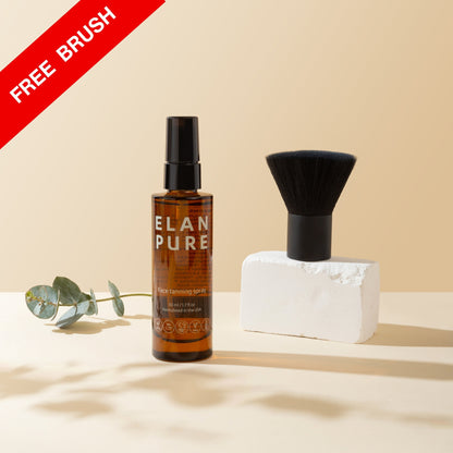 Face Tanning Mist Set (Tanning Brush included)