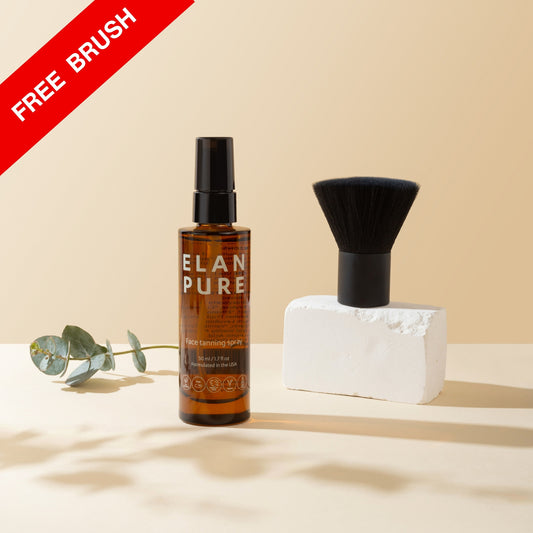 Face Tanning Mist Set (Tanning Brush included)